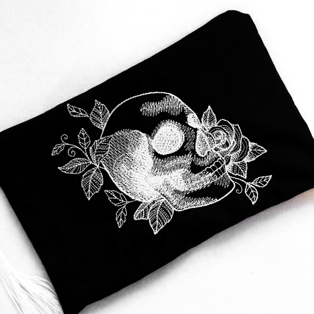 Skull Wristlet Purse
